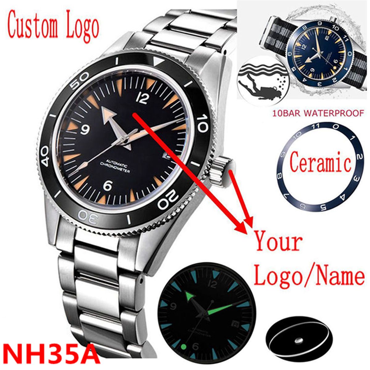 Özel Logo NH35 Hareket Izle 10 - Seiko Watch Prospex incelemesi ve fiyatı